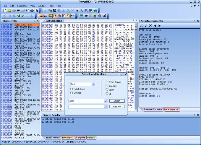 PowerHEX Screenshot